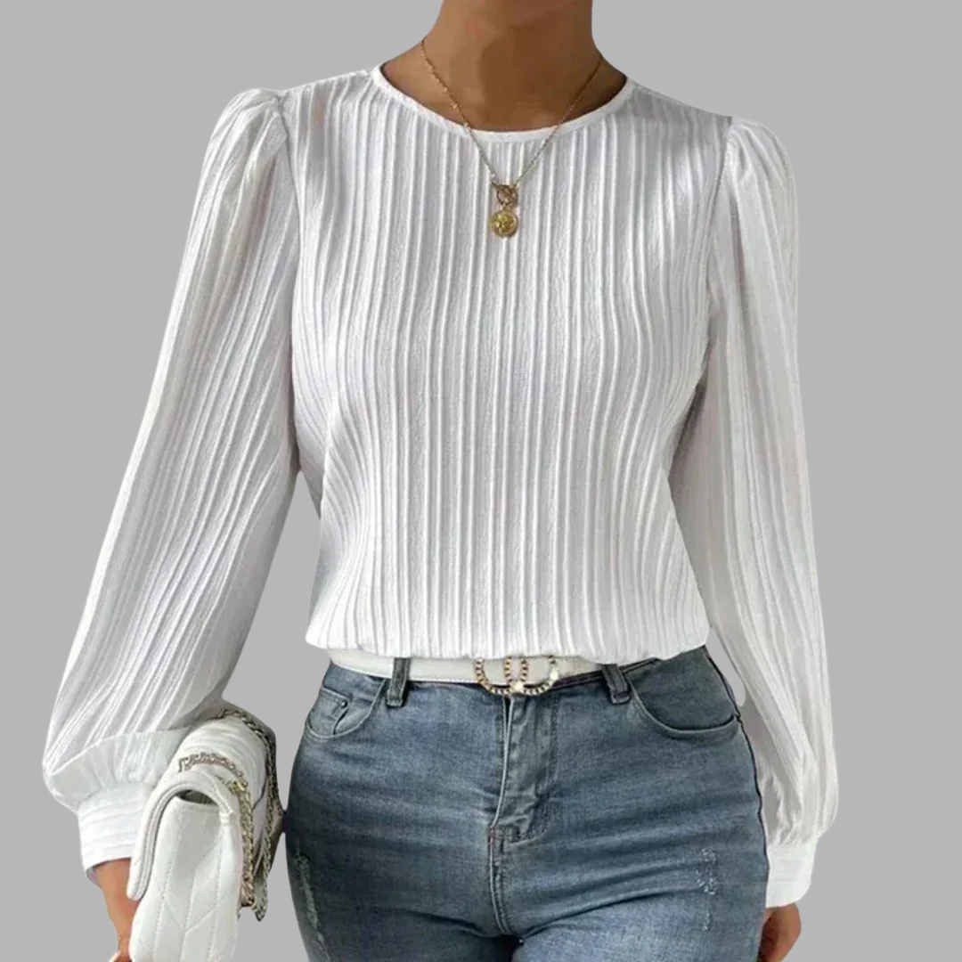 Anette | Schicke Satinbluse