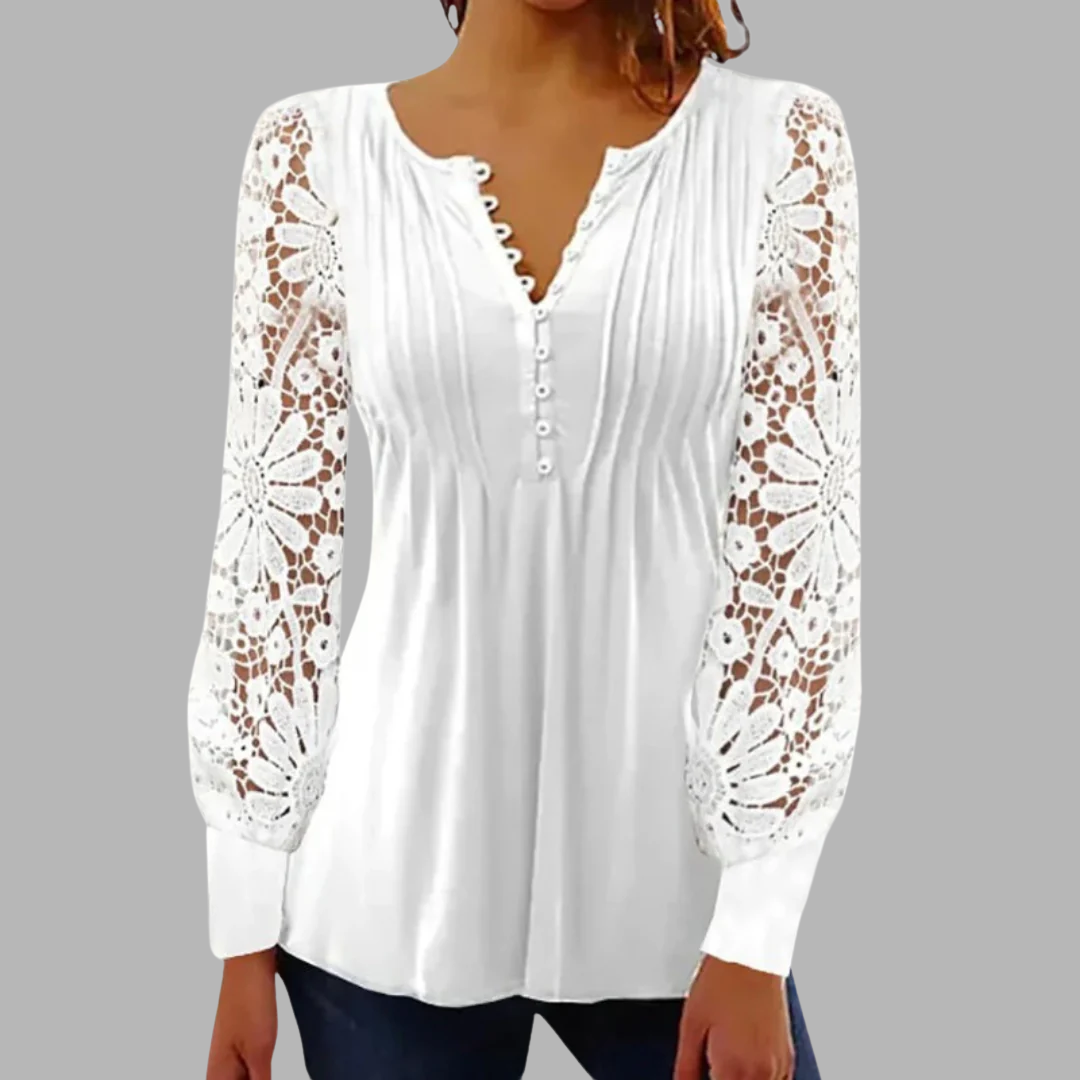 Marianne | Elegante Bluse mit langen Ärmeln