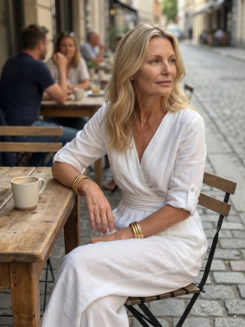 Wanda | Kreuzfront Weitbeiniger Jumpsuit
