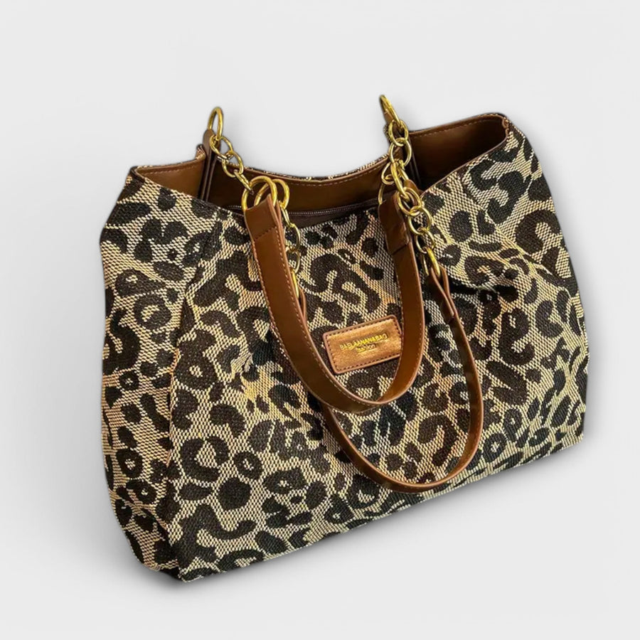 Manin | Leoparden-Canvas-Shopper
