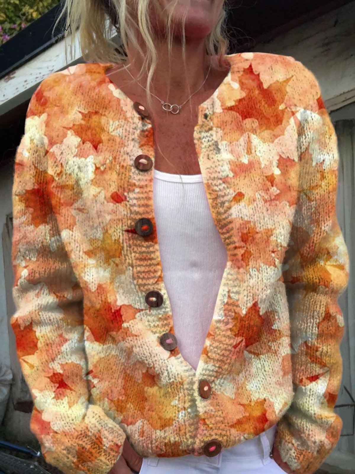 Isolyn™ | Damen Vintage Strickcardigan