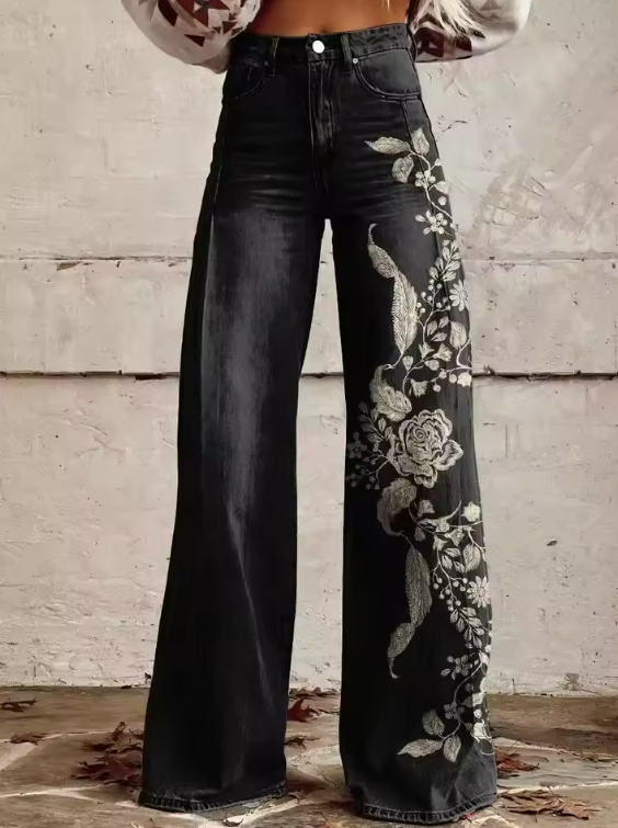 ECSLISSI - Elegante Boho-Hose
