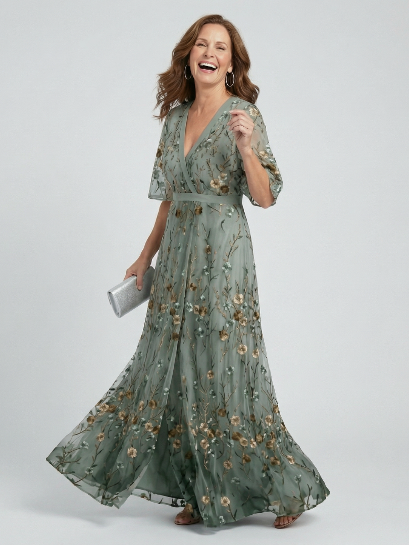Selora | Maxi-Kleid Halter Bloom Flow