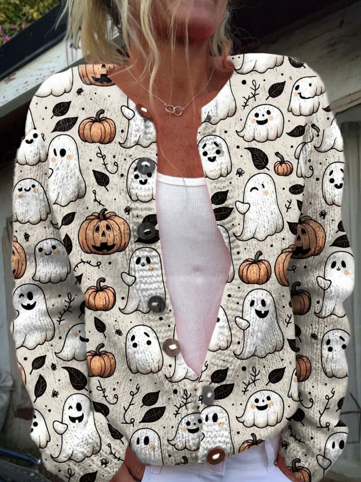 Althea™ | Damen Vintage Strick Cardigan Pullover