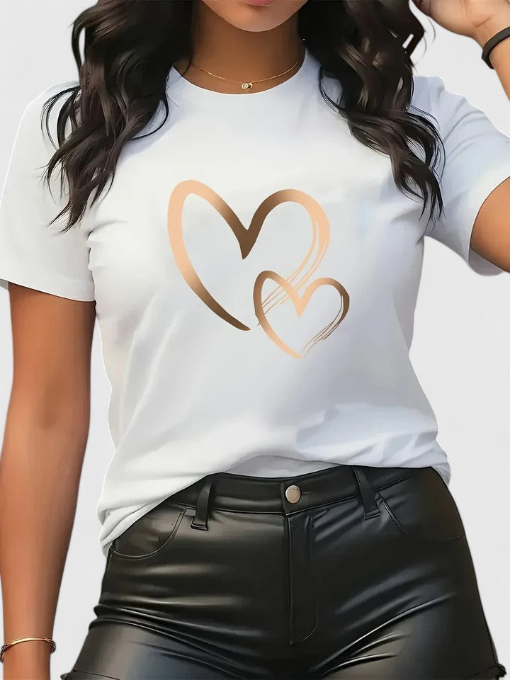 Jamie | Bequemes Kurzarm-T-Shirt.