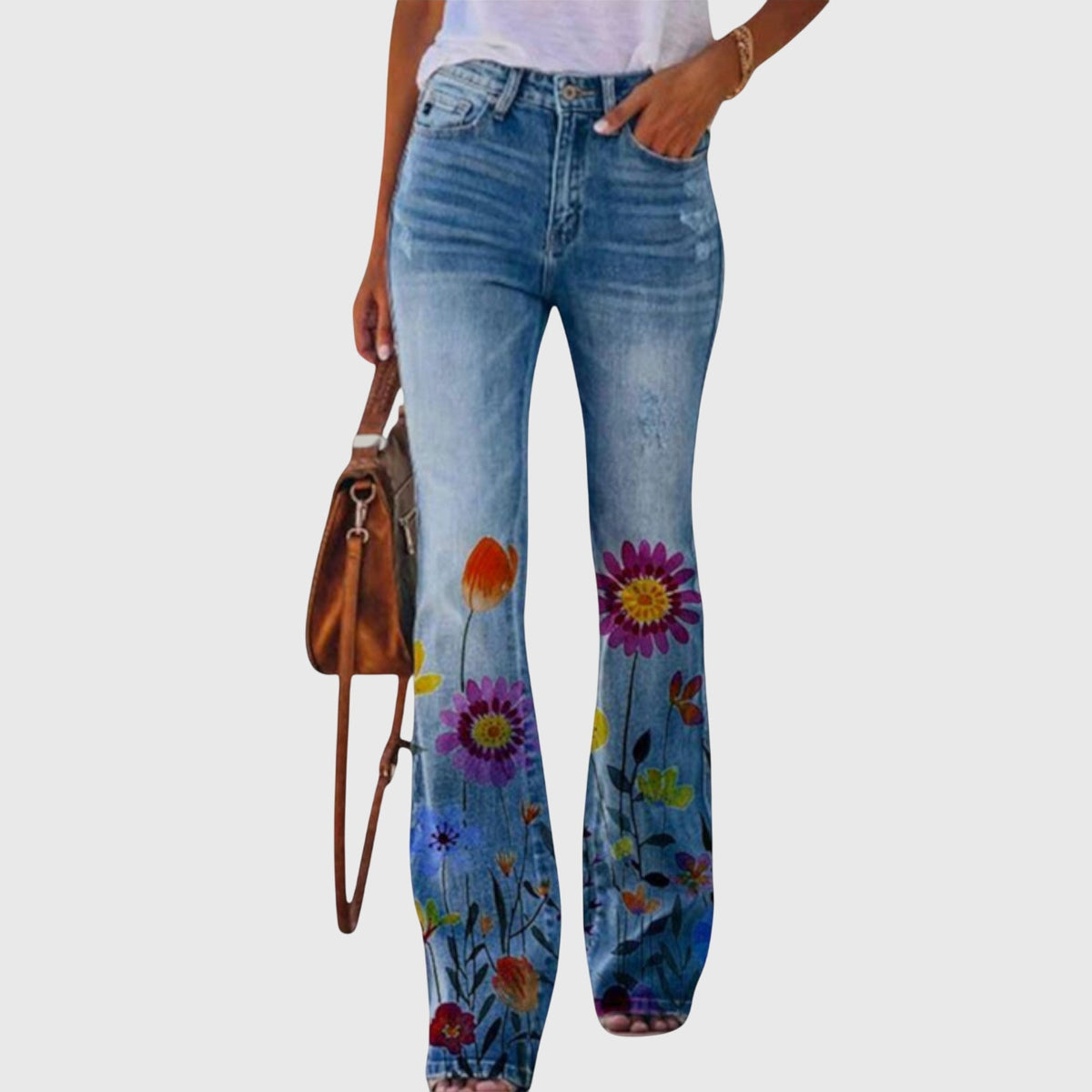 Cheri | Blumenmuster-Hosen