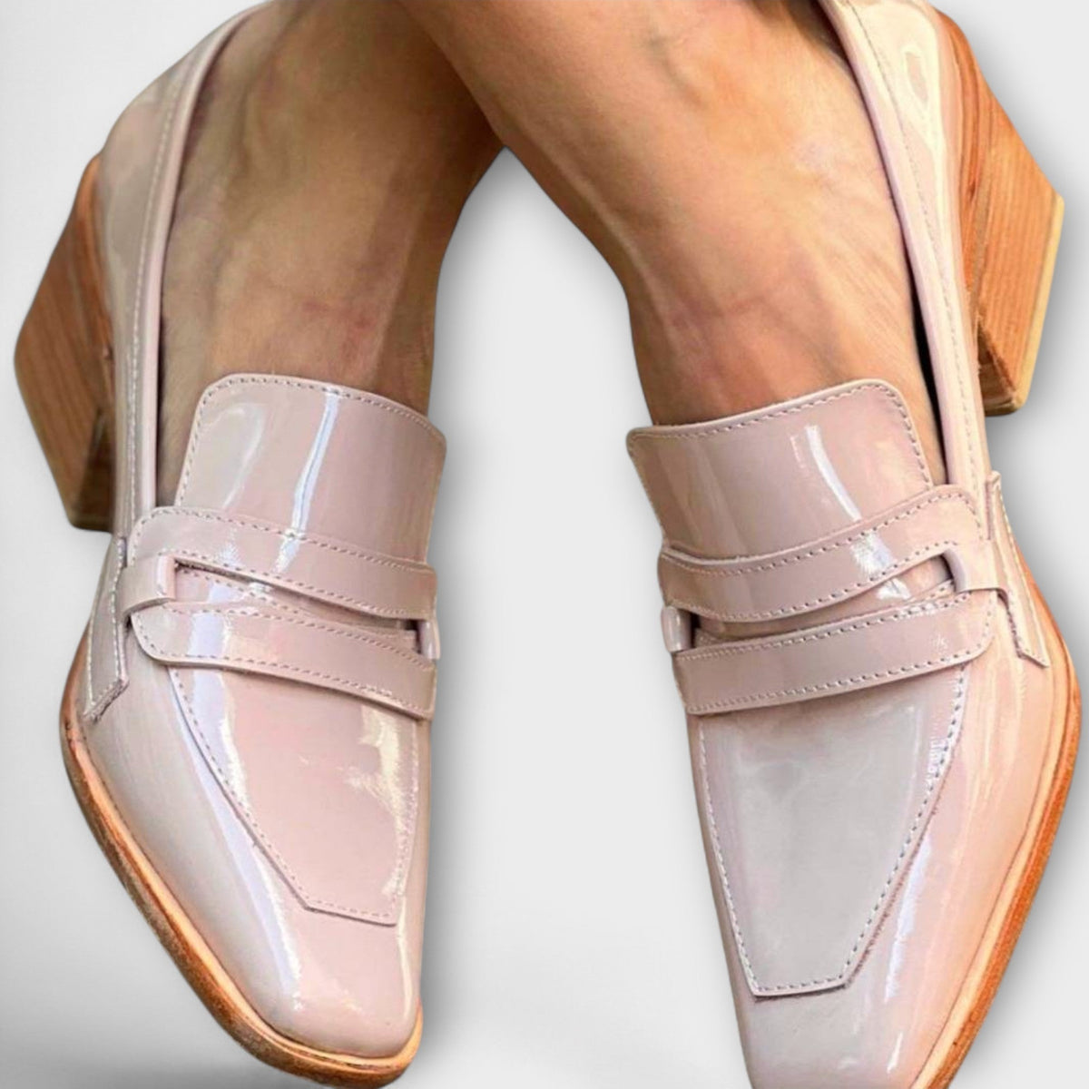 Elaine | Glänzende Loafers
