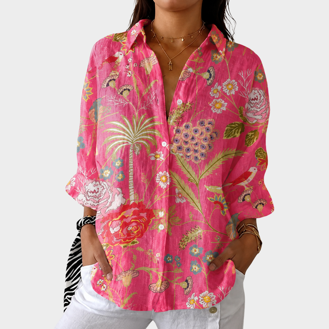 Leichte und Bunte Druckbluse