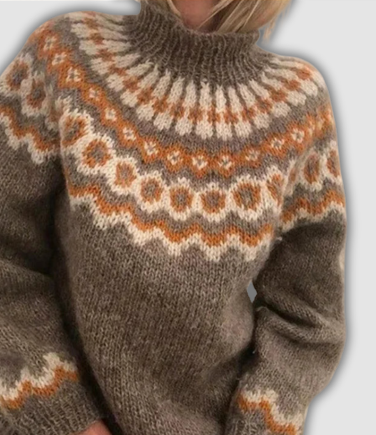 DIE MIA | RETRO STEHKRAGENSWEATER