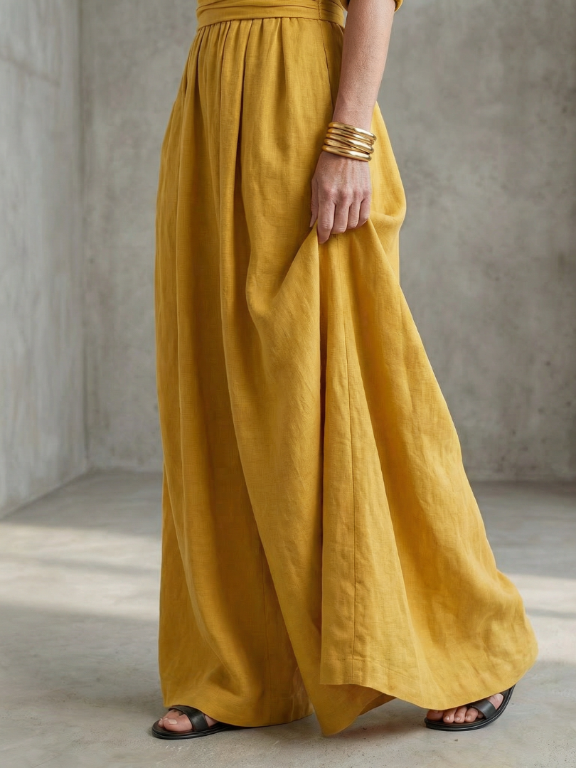 Wanda | Kreuzfront Weitbeiniger Jumpsuit