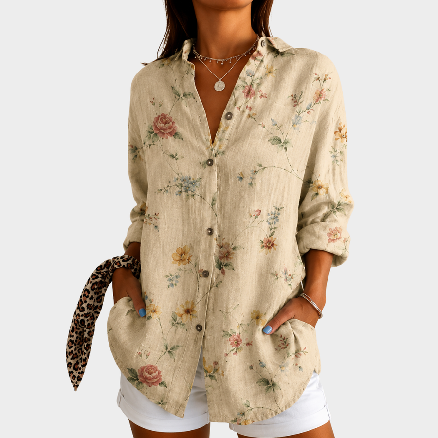 Bluse Florale Meadow Whisper