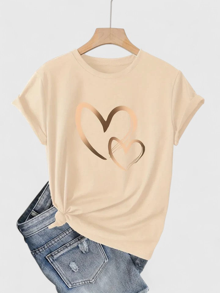 Jamie | Bequemes Kurzarm-T-Shirt.