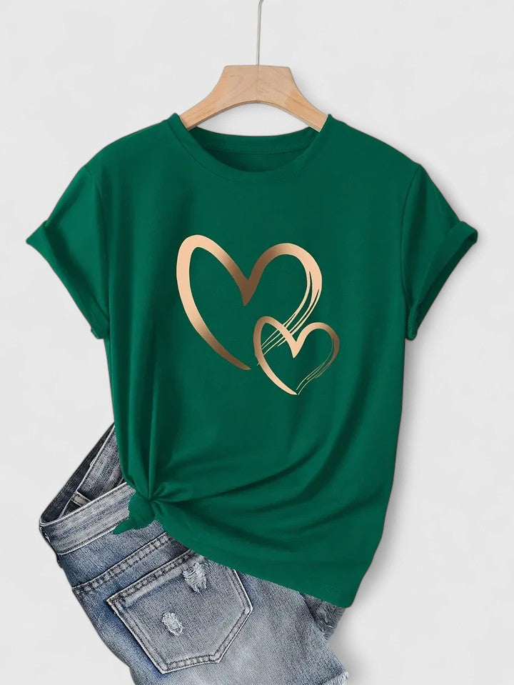 Jamie | Bequemes Kurzarm-T-Shirt.