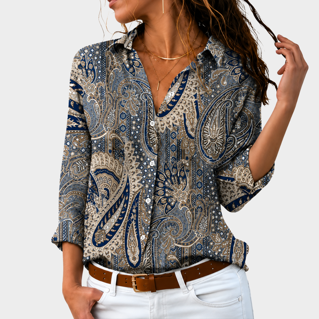 Bluse Charmante Paisley Intemporelle