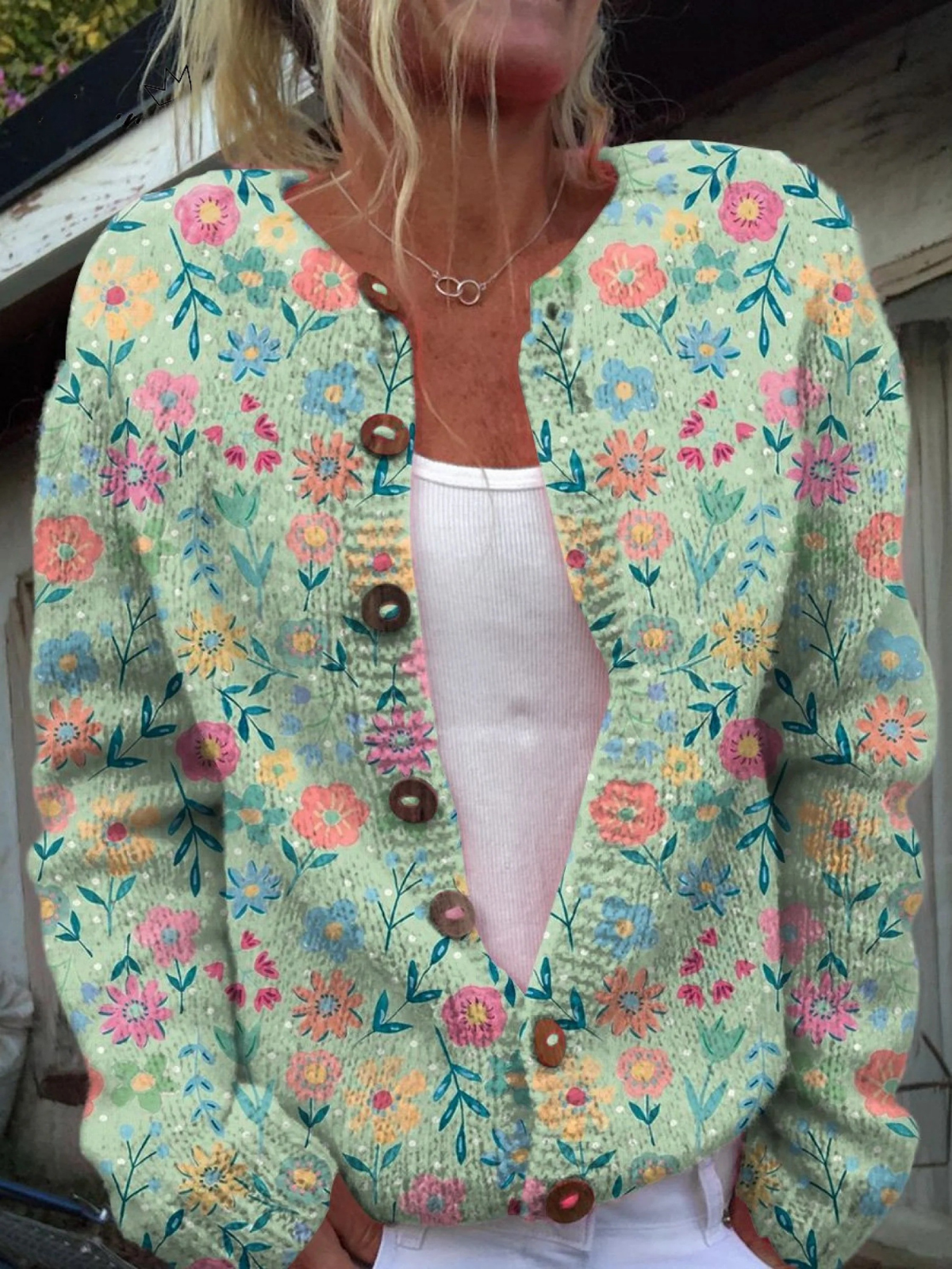 Marisol™ | Damen Vintage Cardigan Pullover