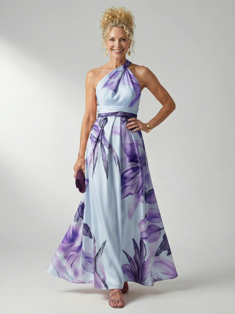 Amiel | Leichte Maxikleid mit Blumenmuster
