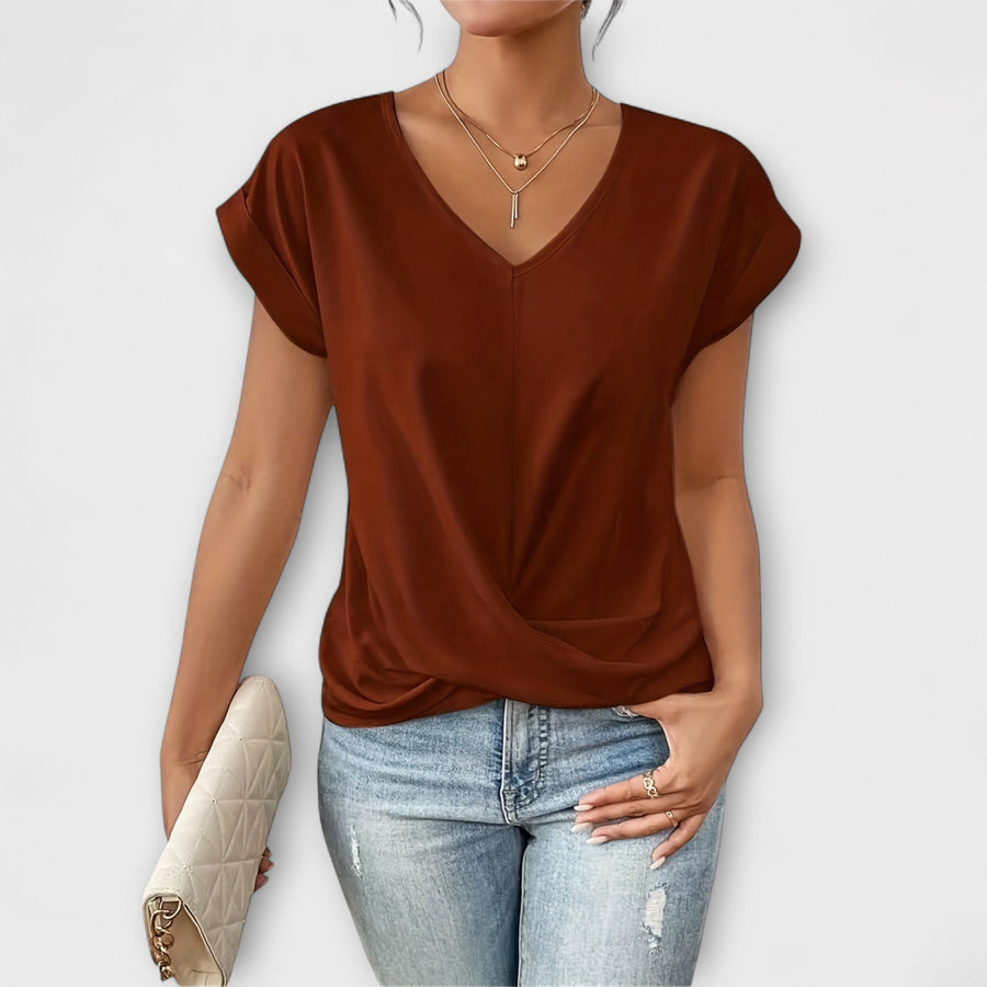 Jamie | Elegantes V-Ausschnitt-Top