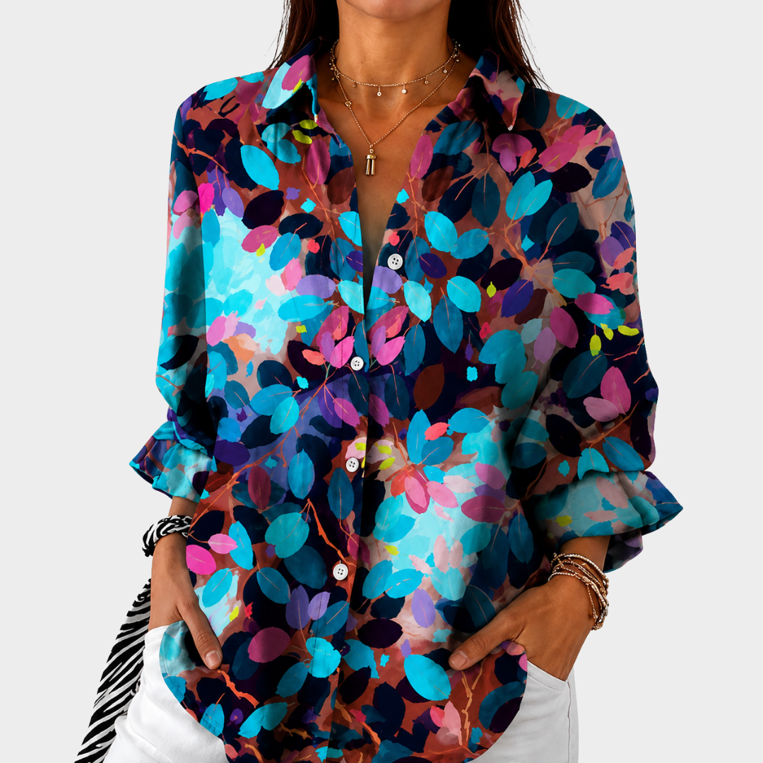 Bluse Énoncé Jardin Crépusculaire