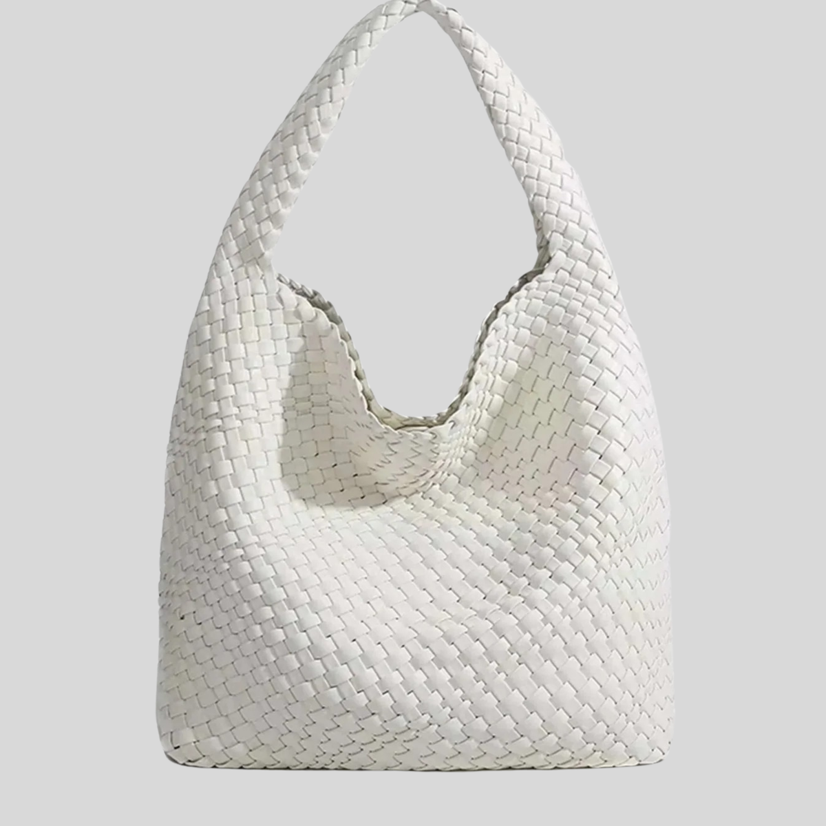 Elegante Geflochtene Hobo-Tasche