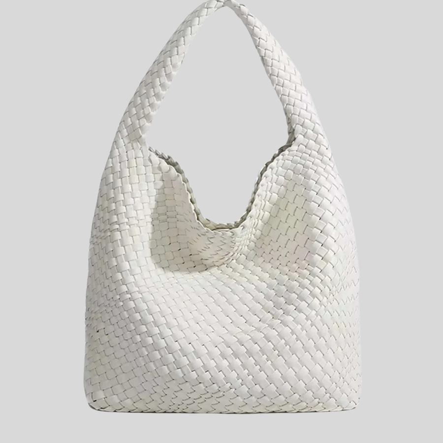 Elegante Geflochtene Hobo-Tasche
