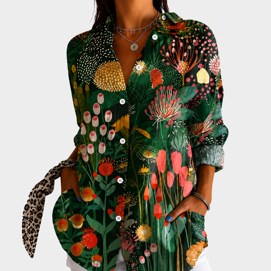 Bluse Déclaration Jardin de Minuit