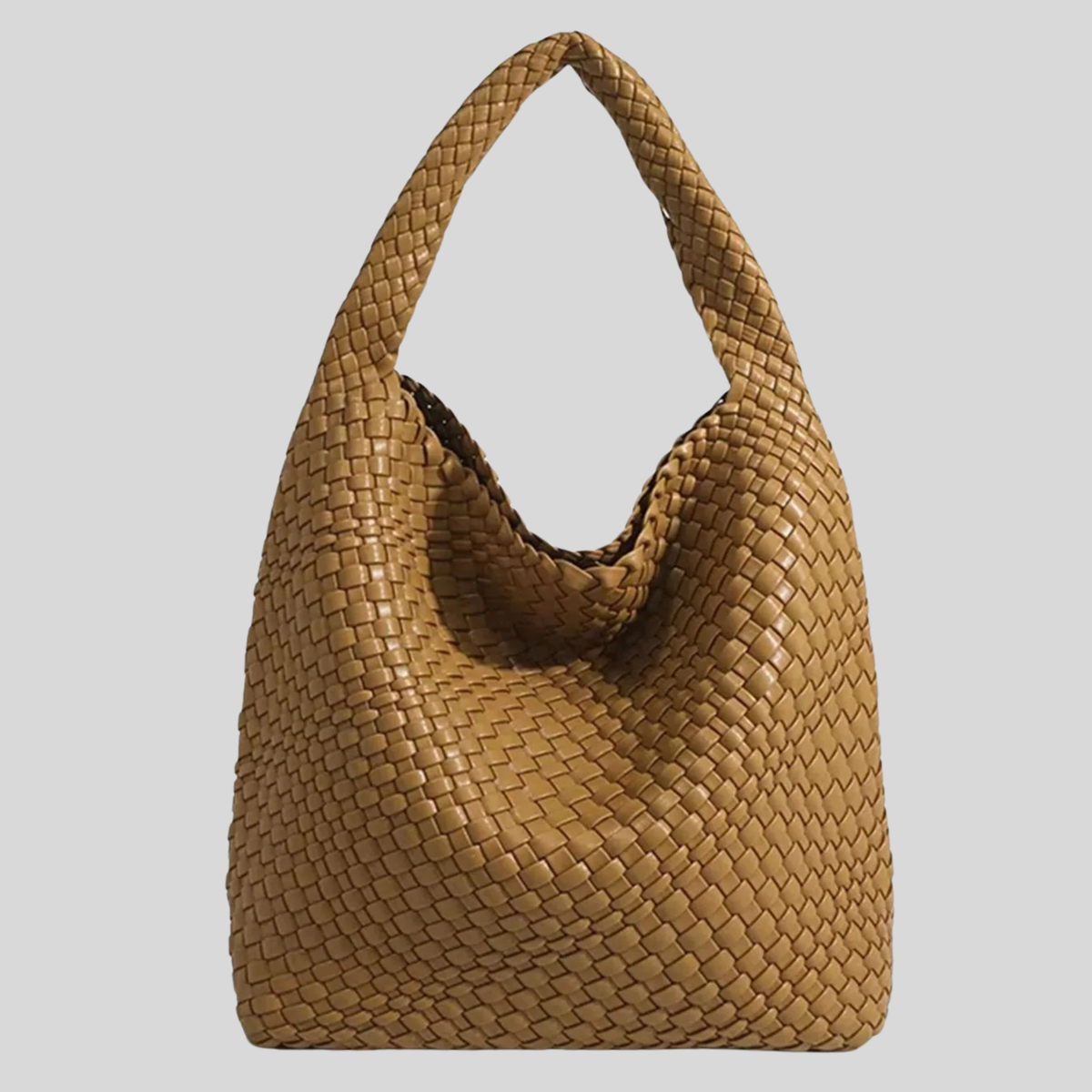 Elegante Geflochtene Hobo-Tasche