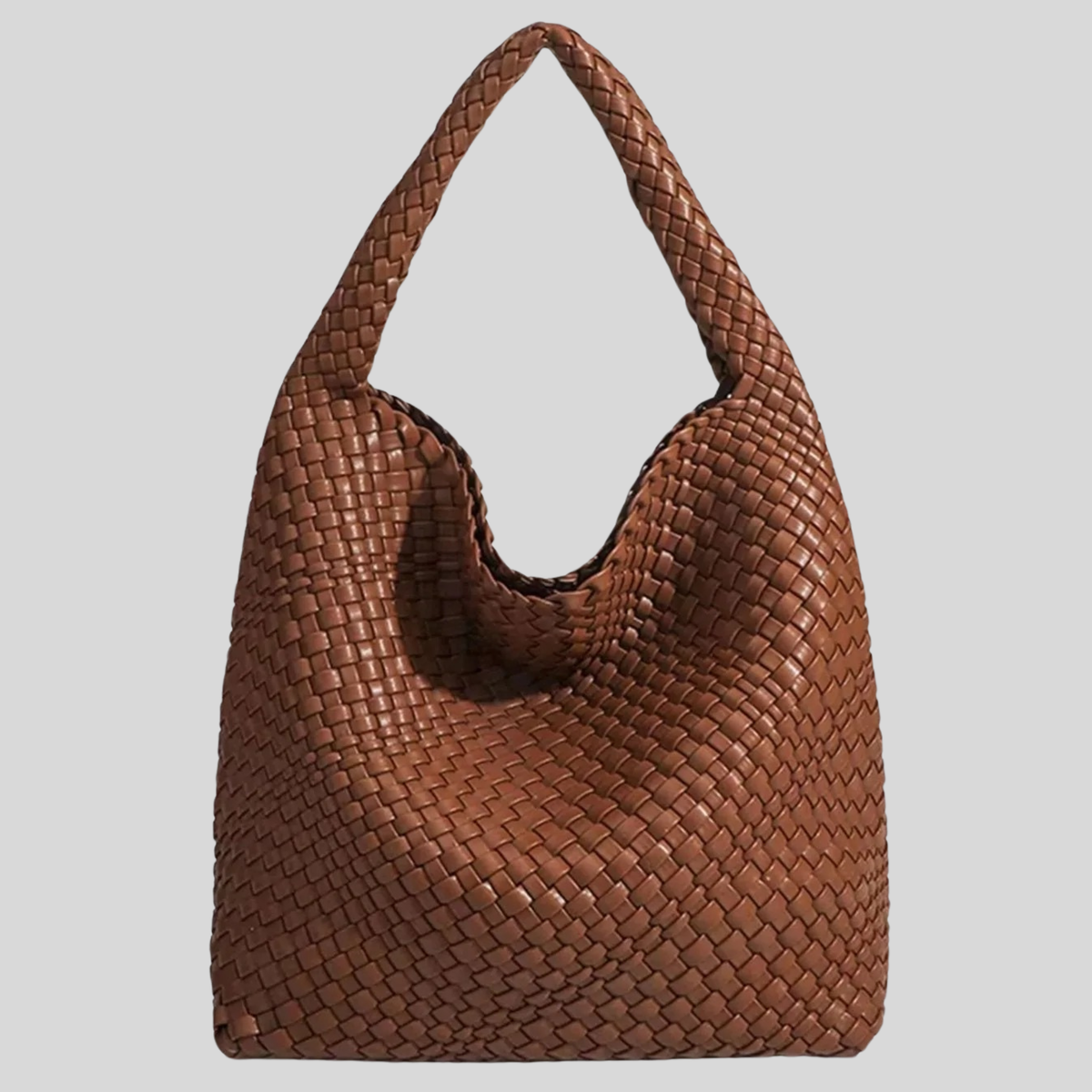 Elegante Geflochtene Hobo-Tasche