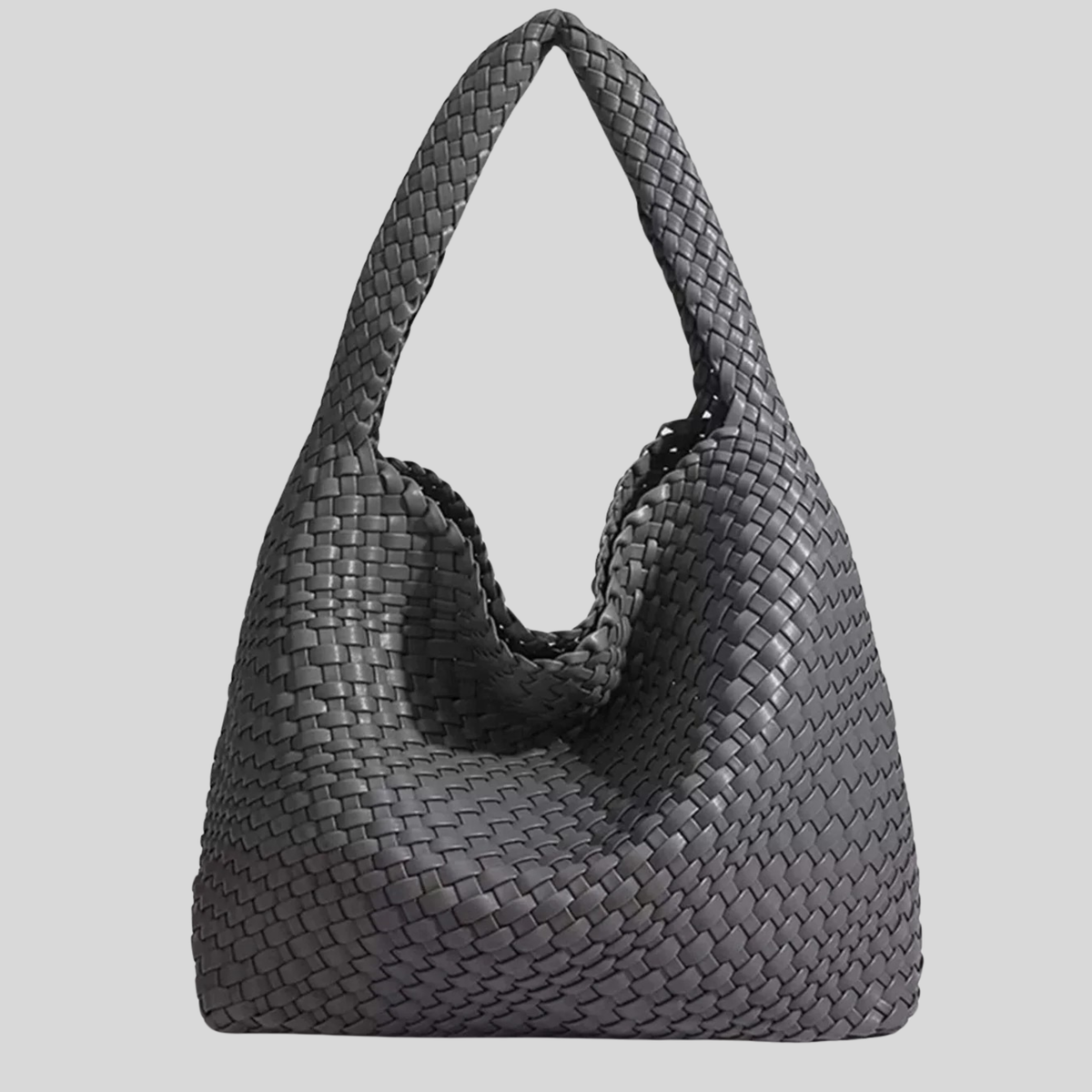 Elegante Geflochtene Hobo-Tasche
