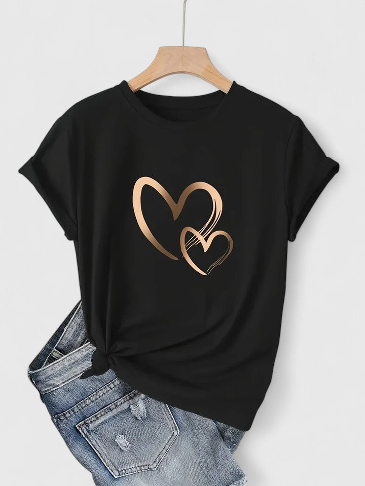 Jamie | Bequemes Kurzarm-T-Shirt.