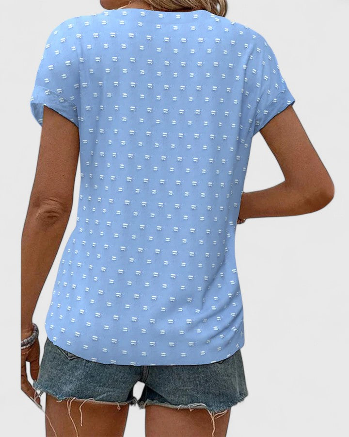 Jamie | Bequemes V-Ausschnitt-Shirt