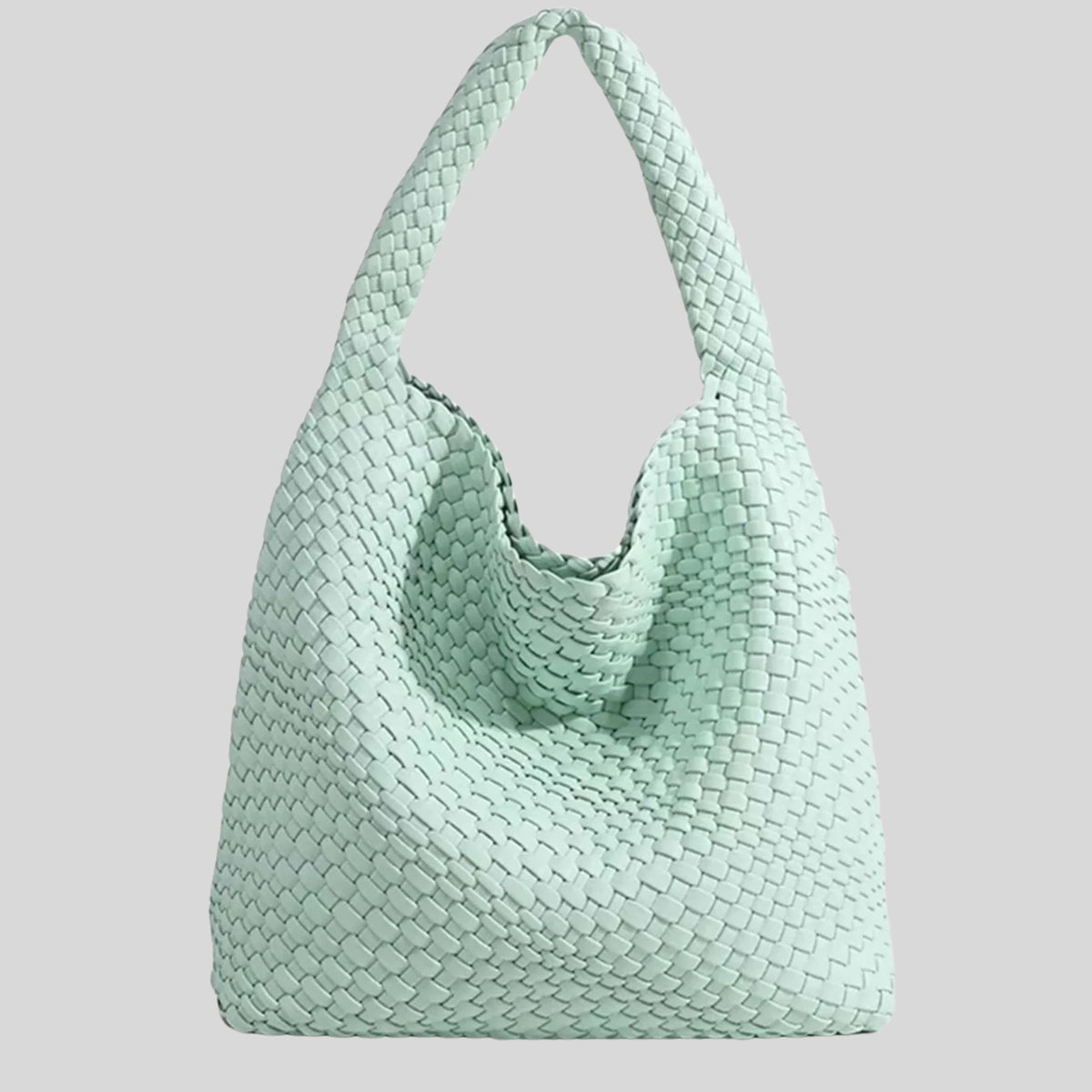 Elegante Geflochtene Hobo-Tasche