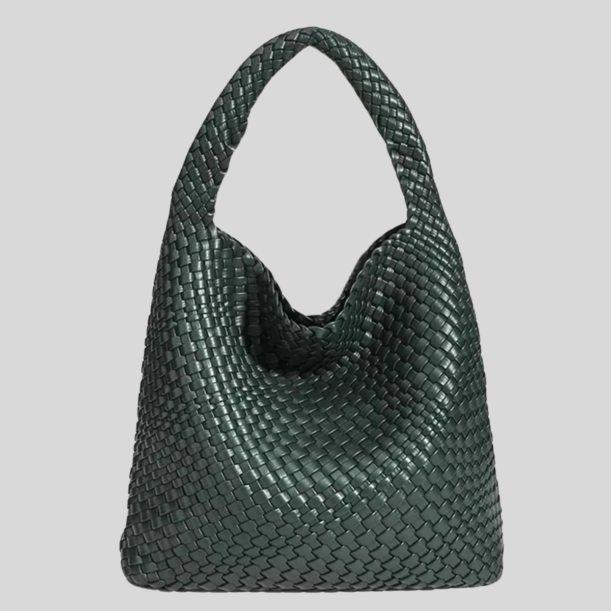 Elegante Geflochtene Hobo-Tasche