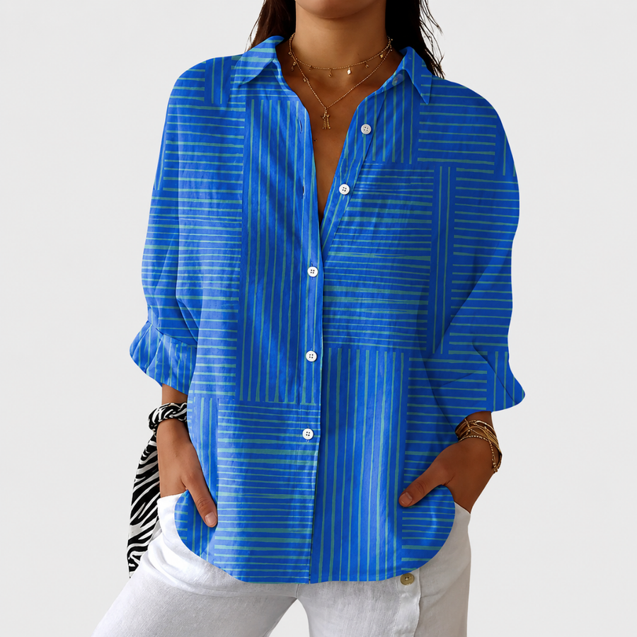Bedruckte und Bunte Bluse