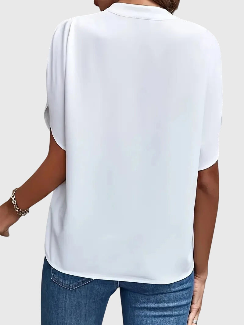 Jamie | Weiches und Elegantes V-Ausschnitt-Shirt