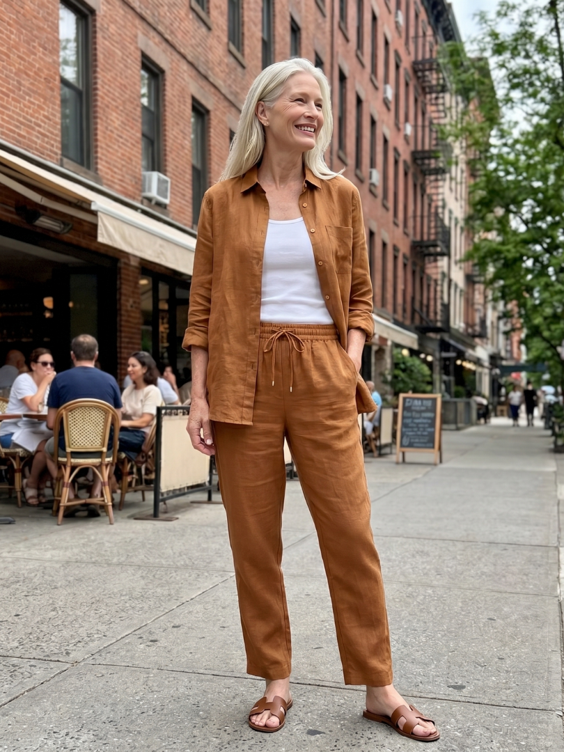 Noor | Langarmhemd mit tapered Hose Set
