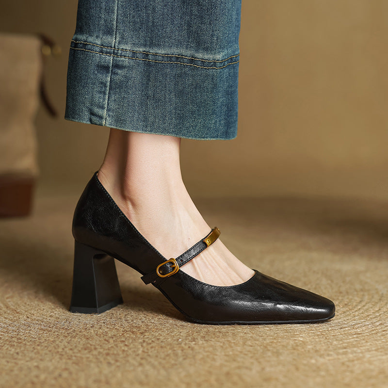Marleon Leder Pumps