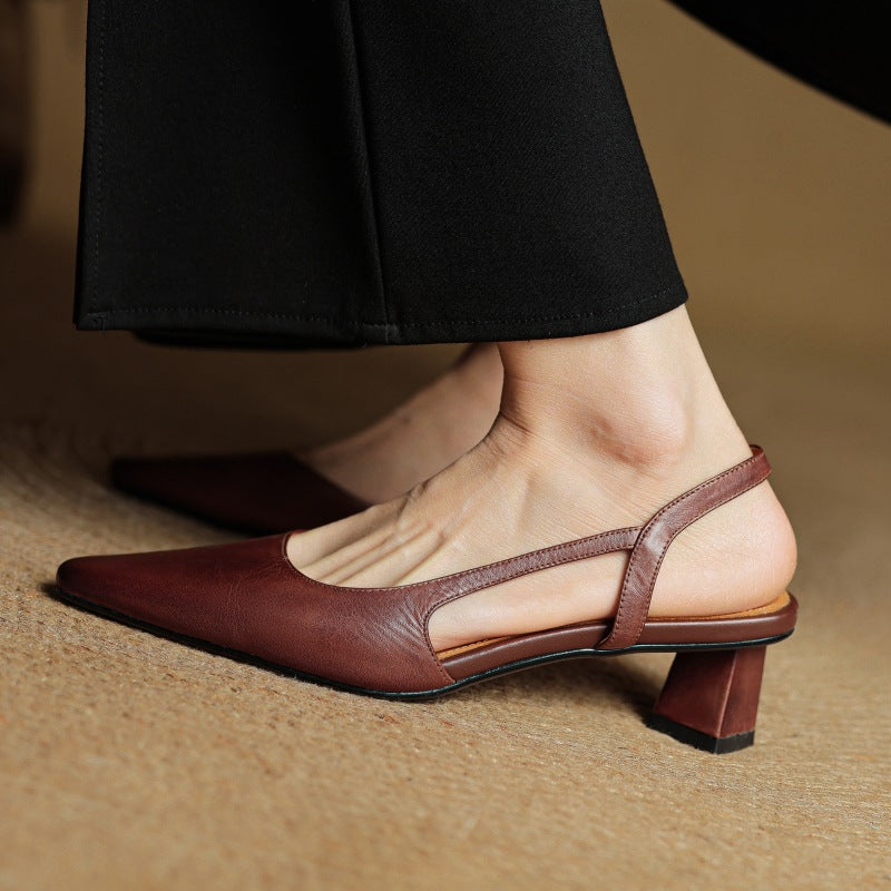 Leder High Heels Arlise