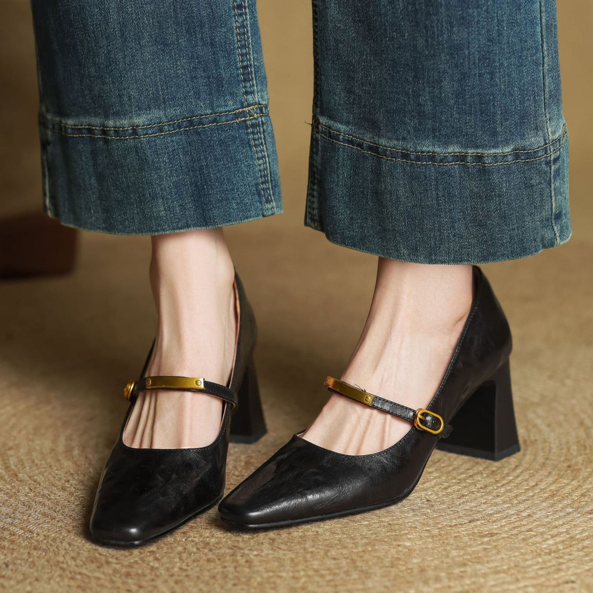 Marleon Leder Pumps