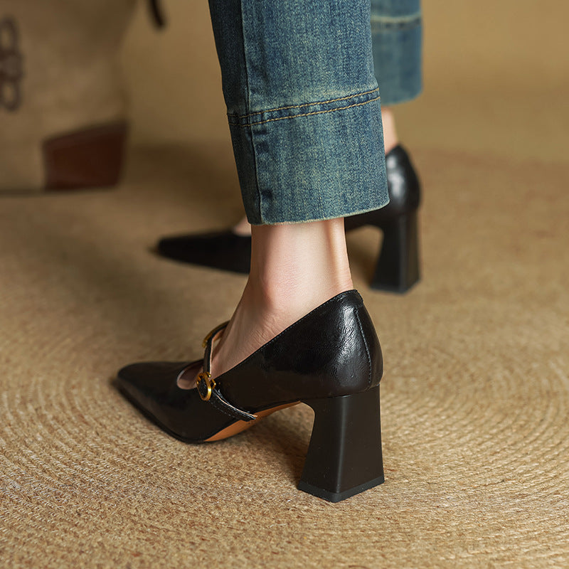 Marleon Leder Pumps