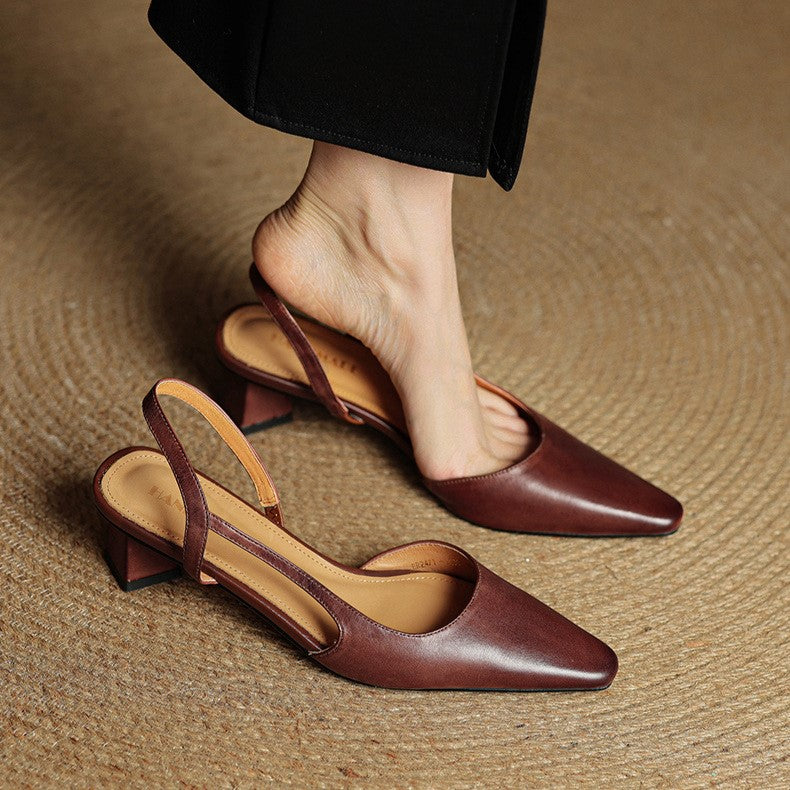 Leder High Heels Arlise