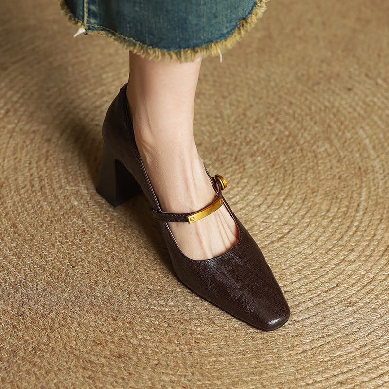 Marleon Leder Pumps
