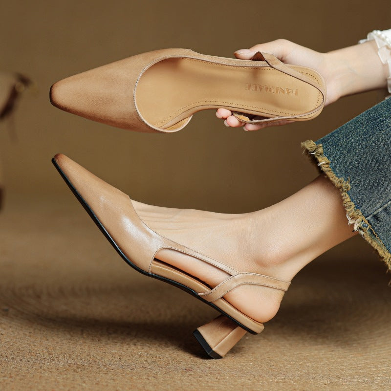 Leder High Heels Arlise