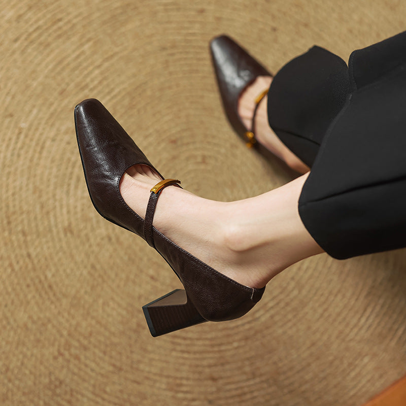 Marleon Leder Pumps
