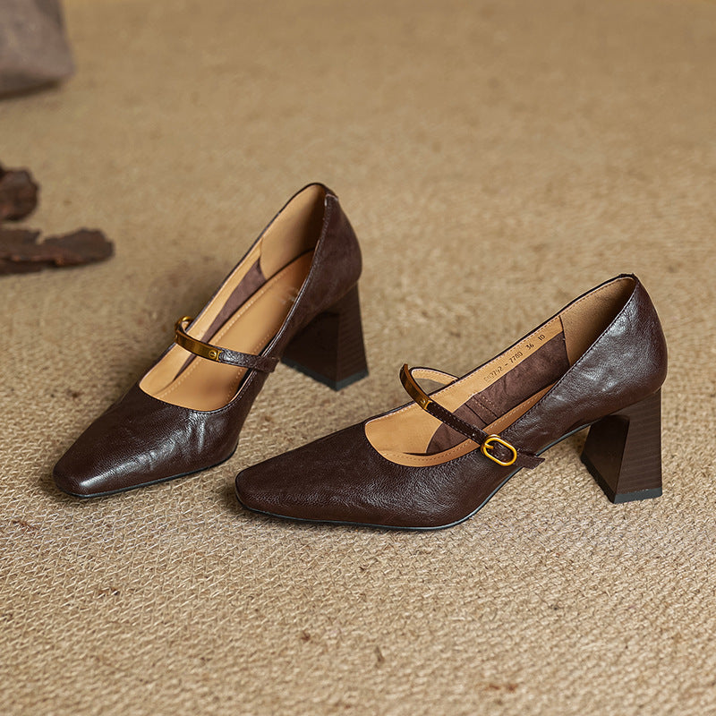 Marleon Leder Pumps