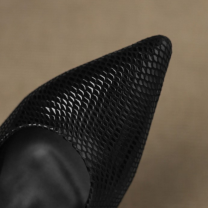 Céliane Spitzer Slingback aus Leder