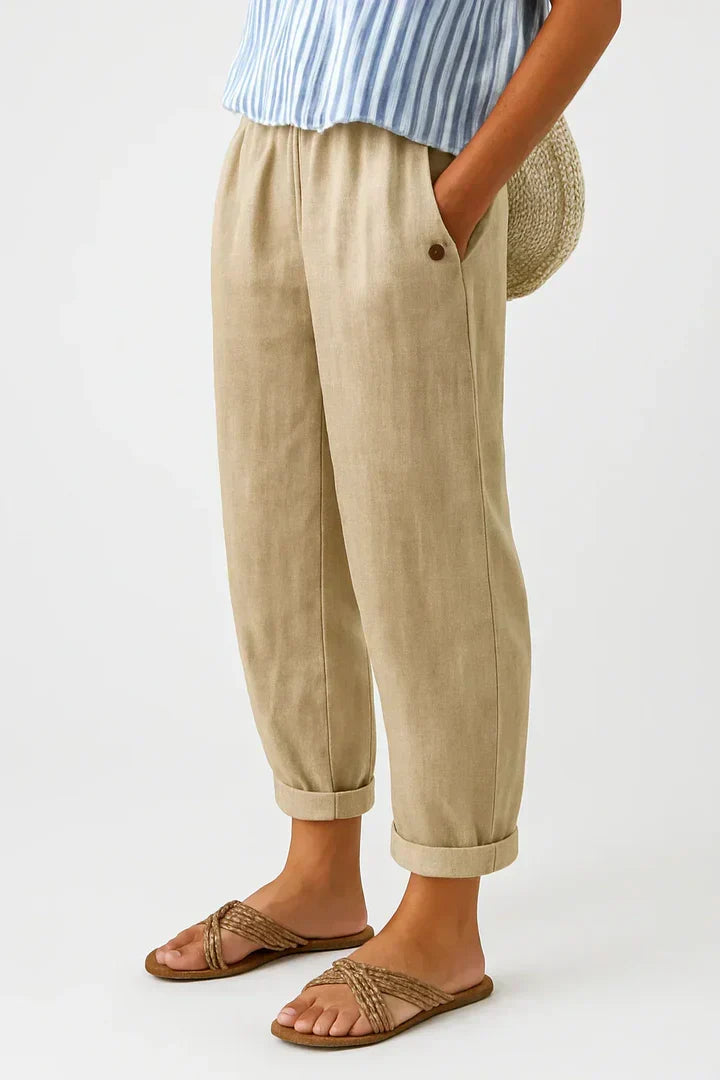 Romina | Fluide Hose mit Elastischem Bund