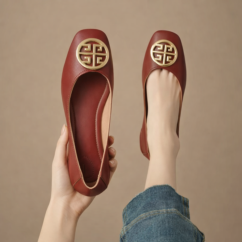 Leder Ballerinas Orchard