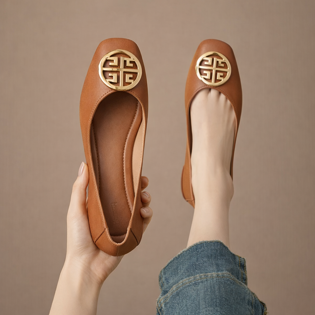 Leder Ballerinas Orchard