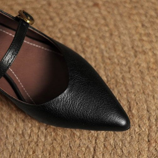 Eloria Katzenabsatz-Pumps aus Leder