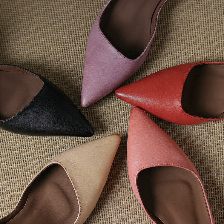 Stiletto-Pumps aus Leder Orlisse